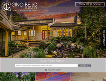 Tablet Screenshot of ginobellohomes.com